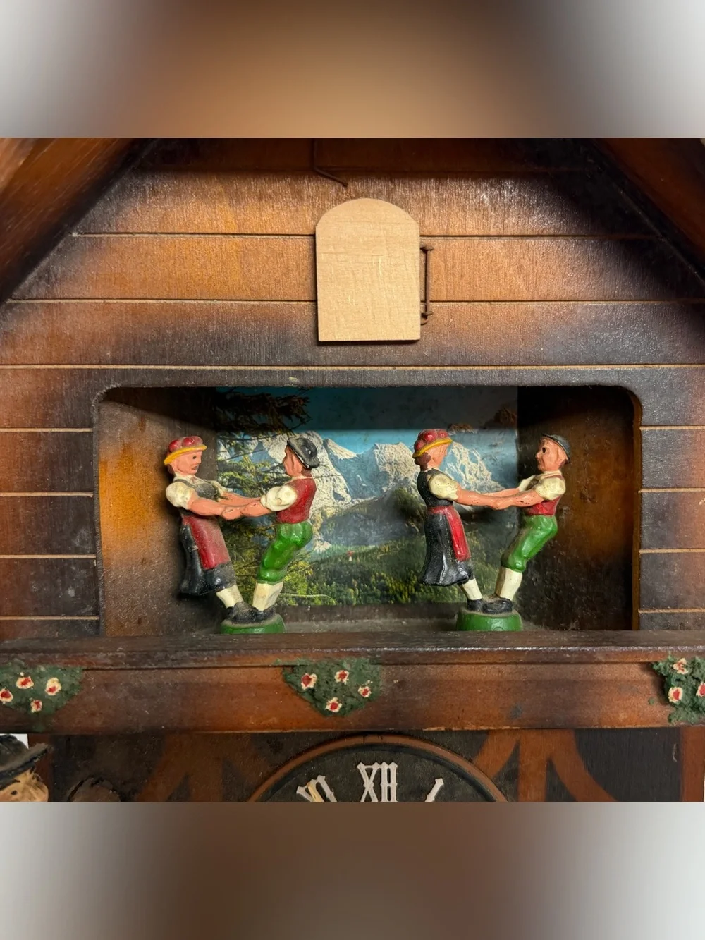 Vintage E. Schmeckenbecher Germany Cuckoo Clock Musical Black Forest Untested